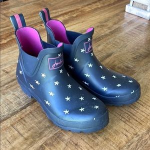 Joules star rain boots